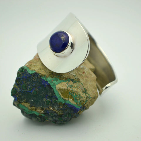 Lapis Wrap Side Cuff