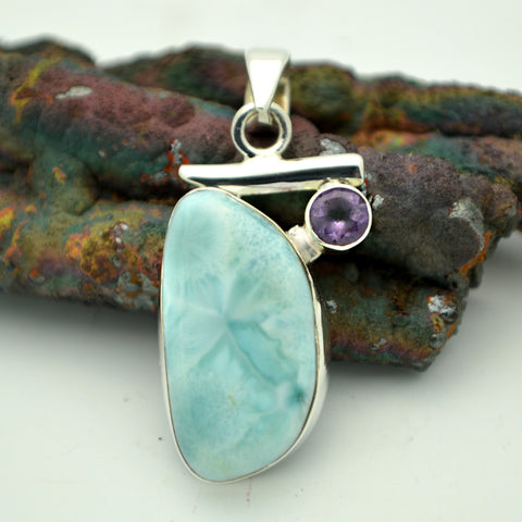 Larimar and Amethyst