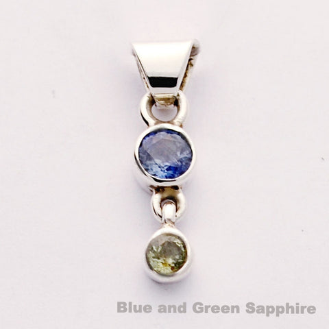 Green and Blue Sapphire one of a kind